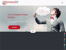 Tablet Screenshot of konnect24.com